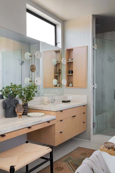  Maximalist Family Home Bathroom. Mar Vista by Jen Samson Design.