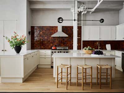  Minimalist Mid-Century Modern Apartment Kitchen. Wooster Street by Jessica Schuster Interior Design.