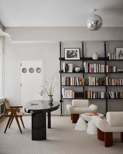  Minimalist Mid-Century Modern Office and Study. Wooster Street by Jessica Schuster Interior Design.