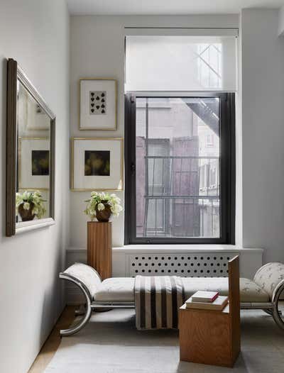 Minimalist Office and Study. Wooster Street by Jessica Schuster Interior Design.