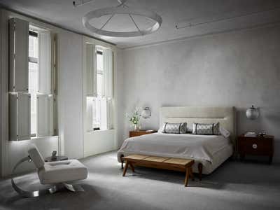  Minimalist Mid-Century Modern Apartment Bedroom. Wooster Street by Jessica Schuster Interior Design.