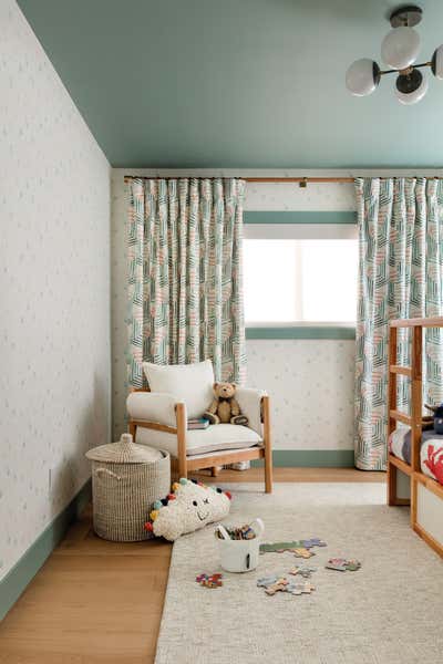  Eclectic Family Home Children's Room. Midcentury Modern Remodel by The Residency Bureau.