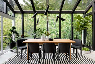  Maximalist Family Home Dining Room. Midcentury Modern Remodel by The Residency Bureau.