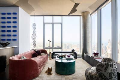  Modern Bachelor Pad Living Room. WOLF OF WACKER by Studio Sven.