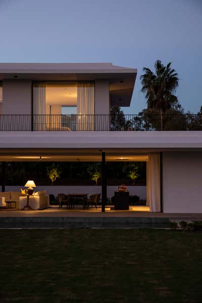  Contemporary Modern Family Home Exterior. Lentisco by Estudio Gomez Garay.