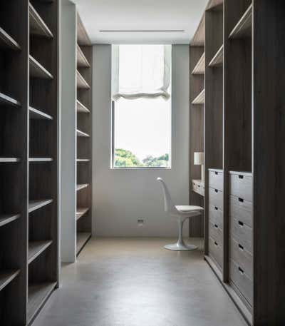  Modern Family Home Storage Room and Closet. Lentisco by Estudio Gomez Garay.