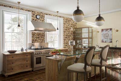  Cottage Rustic Country House Kitchen. Vermont Country Estate by Favreau Design.