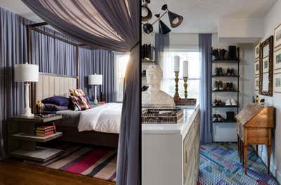  Maximalist Eclectic Bedroom. Artist Retreat by Favreau Design.