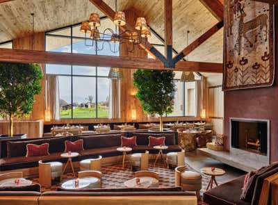  Craftsman Hotel Dining Room. Wildflower Farms by Ward and Gray.