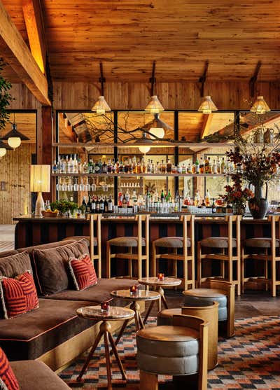  Scandinavian Hotel Bar and Game Room. Wildflower Farms by Ward and Gray.