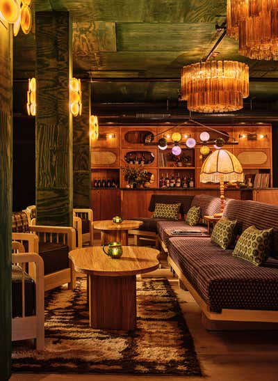  Farmhouse Hotel Bar and Game Room. Wildflower Farms by Ward and Gray.