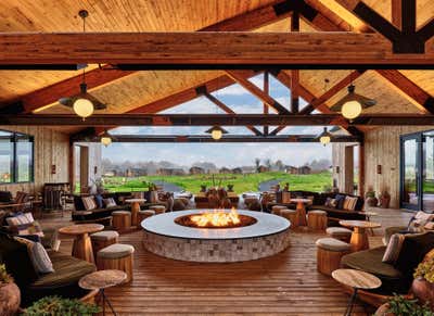  Rustic Hotel Patio and Deck. Wildflower Farms by Ward and Gray.