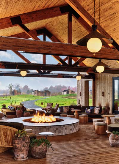  Country Hotel Patio and Deck. Wildflower Farms by Ward and Gray.