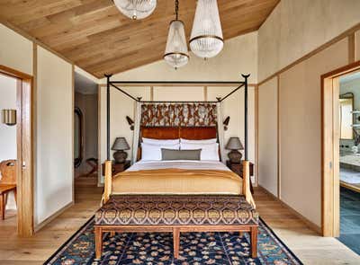  Maximalist Hotel Bedroom. Wildflower Farms by Ward and Gray.