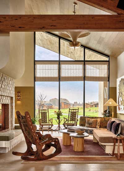  Cottage Arts and Crafts Hotel Lobby and Reception. Wildflower Farms by Ward and Gray.