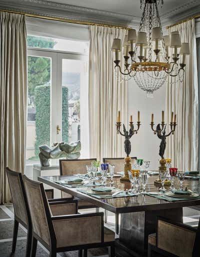  Hollywood Regency Family Home Dining Room. Barcelona Estate by CARLOS DAVID.