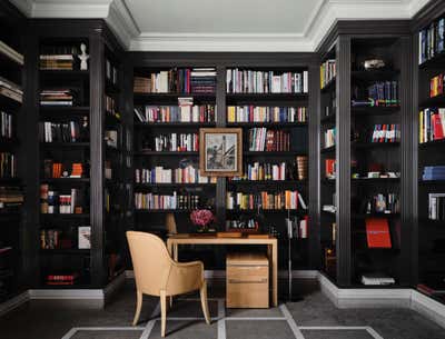  Hollywood Regency Family Home Office and Study. Barcelona Estate by CARLOS DAVID.