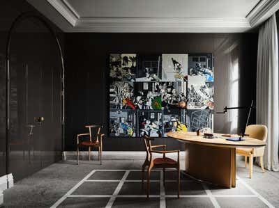  French Family Home Office and Study. Barcelona Estate by CARLOS DAVID.