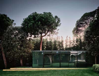  Mid-Century Modern Exterior. Barcelona Glass Pavilion  by CARLOS DAVID.