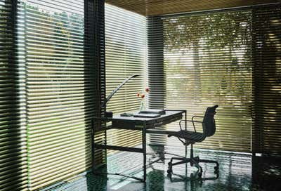  Mid-Century Modern Office and Study. Barcelona Glass Pavilion  by CARLOS DAVID.