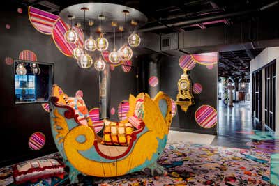  Maximalist Mixed Use Lobby and Reception. The Favreaulous Factory by Favreau Design.