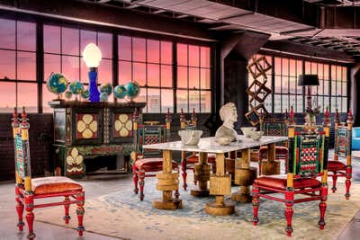 Maximalist Dining Room. The Favreaulous Factory by Favreau Design.