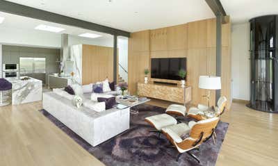  Mid-Century Modern Minimalist Living Room. Lakewood by Mary Anne Smiley Interiors LLC.