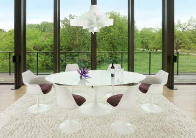  Modern Family Home Dining Room. Lakewood by Mary Anne Smiley Interiors LLC.