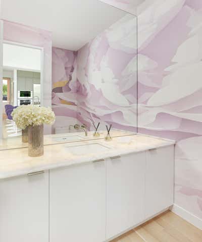  Mid-Century Modern Minimalist Family Home Bathroom. Lakewood by Mary Anne Smiley Interiors LLC.