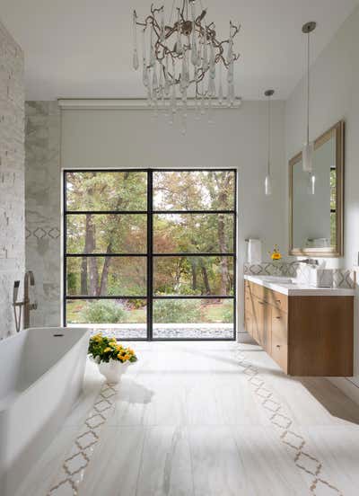  Contemporary Family Home Bathroom. Flower Mound by Mary Anne Smiley Interiors LLC.