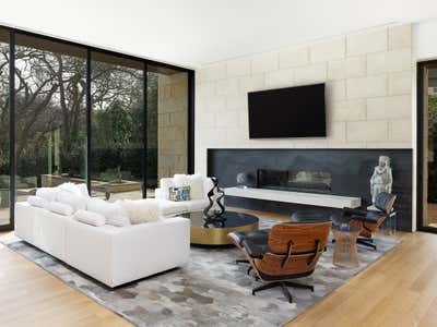  Minimalist Mid-Century Modern Living Room. Ricks Circle by Mary Anne Smiley Interiors LLC.