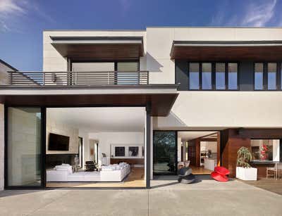  Mid-Century Modern Family Home Exterior. Ricks Circle by Mary Anne Smiley Interiors LLC.