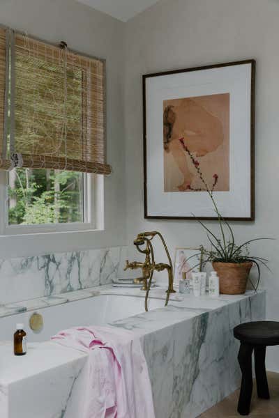  Bohemian Bathroom. Connecticut Country house  by Jae Joo Designs.