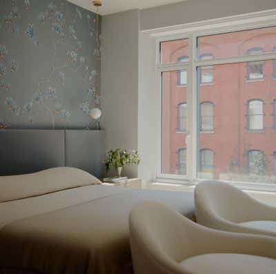  Mid-Century Modern Bedroom. Tribeca Pied-à-Terre by Jae Joo Designs.