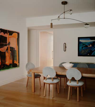 Mid-Century Modern Minimalist Dining Room. Tribeca Pied-à-Terre by Jae Joo Designs.
