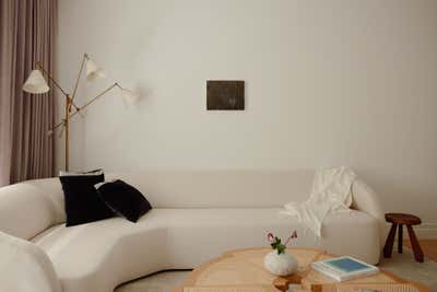  Mid-Century Modern Minimalist Living Room. Tribeca Pied-à-Terre by Jae Joo Designs.