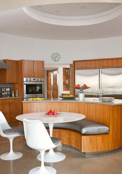 Mid-Century Modern Kitchen. Tyler Lake House by Mary Anne Smiley Interiors LLC.