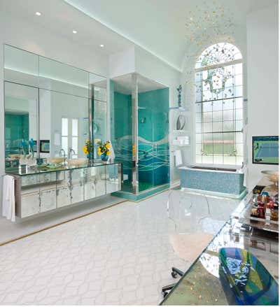  Modern Bathroom. Strait Lane by Mary Anne Smiley Interiors LLC.