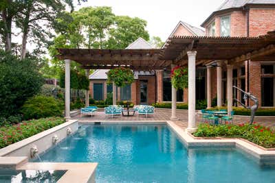  Maximalist Patio and Deck. Strait Lane by Mary Anne Smiley Interiors LLC.