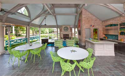  Modern Maximalist Patio and Deck. Strait Lane by Mary Anne Smiley Interiors LLC.