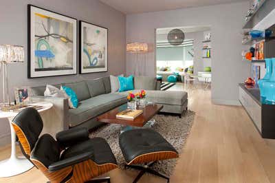  Modern Living Room. Strait Lane by Mary Anne Smiley Interiors LLC.
