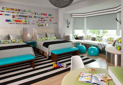 Modern Children's Room. Strait Lane by Mary Anne Smiley Interiors LLC.