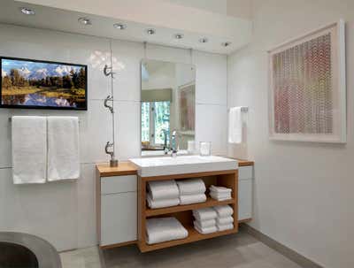  Western Bathroom. Vail Getaway  by Mary Anne Smiley Interiors LLC.