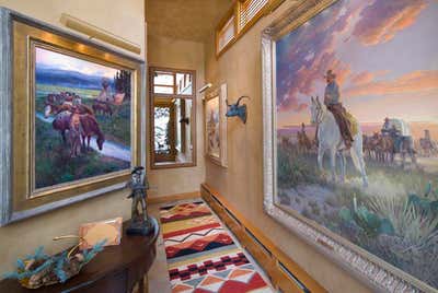  Western Vacation Home Entry and Hall. Vail Getaway  by Mary Anne Smiley Interiors LLC.
