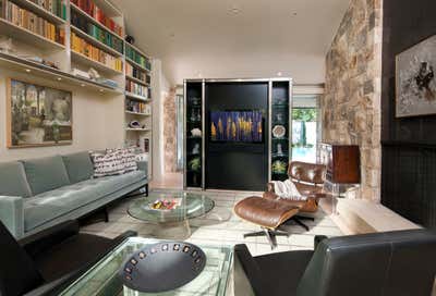  Modern Family Home Living Room. Bluffview by Mary Anne Smiley Interiors LLC.