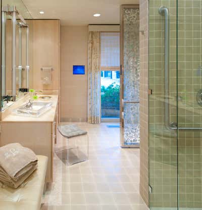  Modern Maximalist Family Home Bathroom. Bluffview by Mary Anne Smiley Interiors LLC.