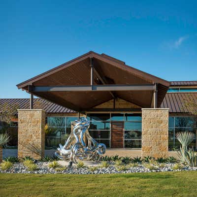  Southwestern Country House Exterior. Modern Frontier by Mary Anne Smiley Interiors LLC.