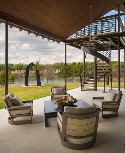  Maximalist Country House Patio and Deck. Modern Frontier by Mary Anne Smiley Interiors LLC.