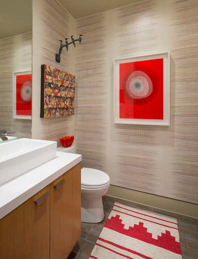  Southwestern Bathroom. Modern Frontier by Mary Anne Smiley Interiors LLC.