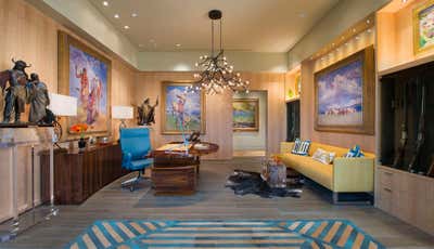  Southwestern Workspace. Modern Frontier by Mary Anne Smiley Interiors LLC.